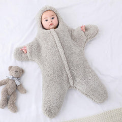HEVOY Starfish Sleeping Bag with cotton interlayer offers breathable, cozy warmth