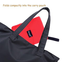 Hewjog car seat travel bag includes ID box for easy name labeling.