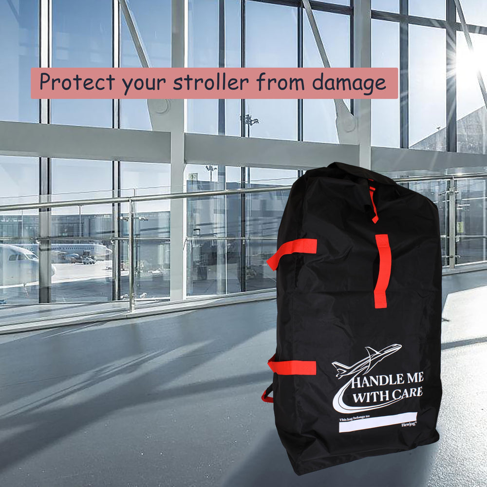 Hewjog stroller bag-foldable-compact folds neatly for storage in bags.