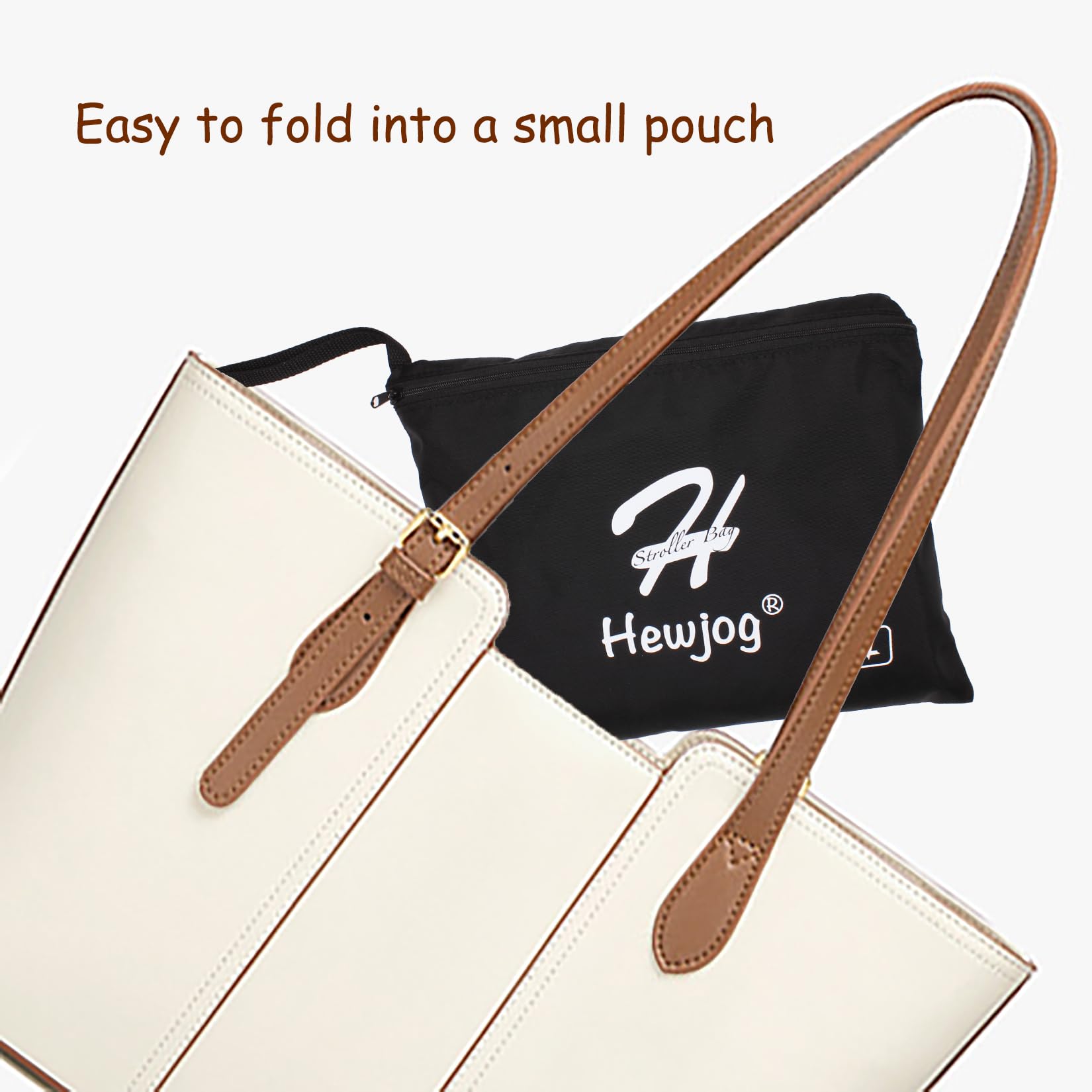 Hewjog stroller bag-two-sizes-large-xl fits most single and double strollers.