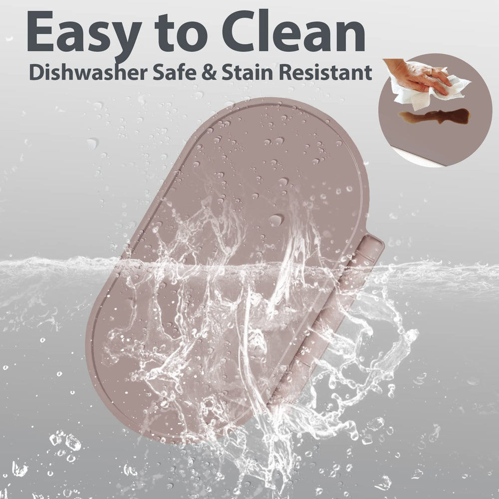 Hey Kids silicone placemat doubles as a craft mat for art projects.