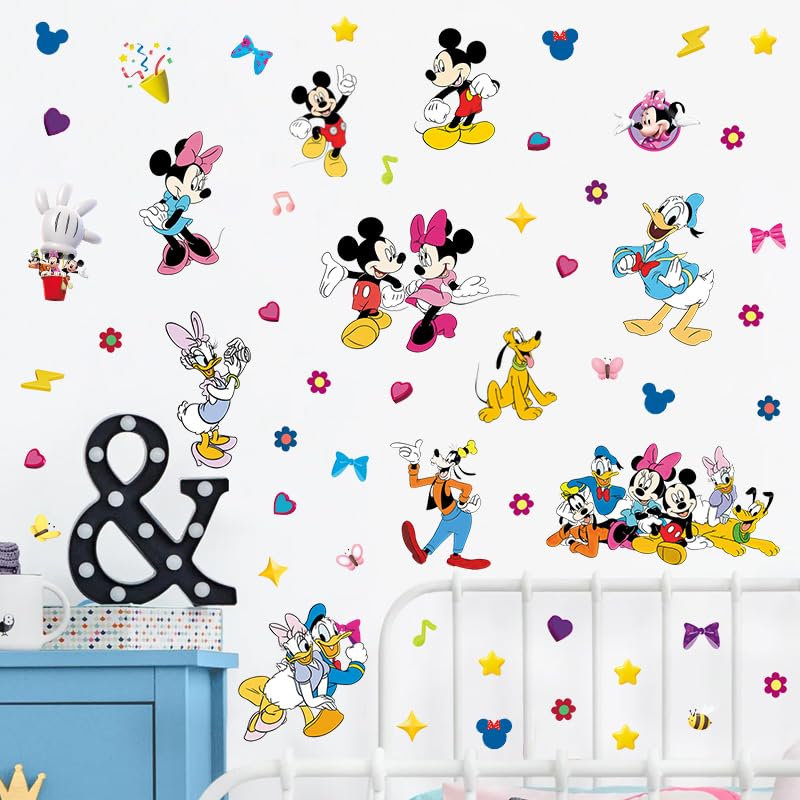 HeyAlpha Goofy wall sticker on surface, easy to reposition.