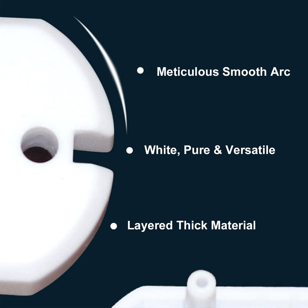 Heyiarbeit outlet covers installed in a standard wall outlet.