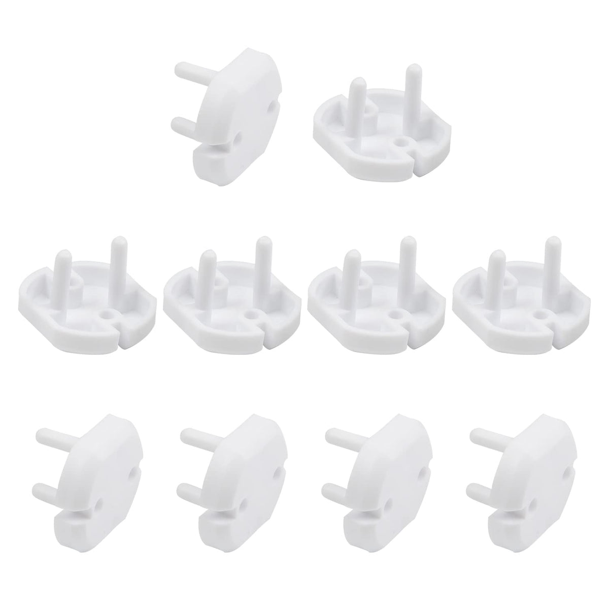 Heyiarbeit outlet covers package shows 30-piece set for child safety.