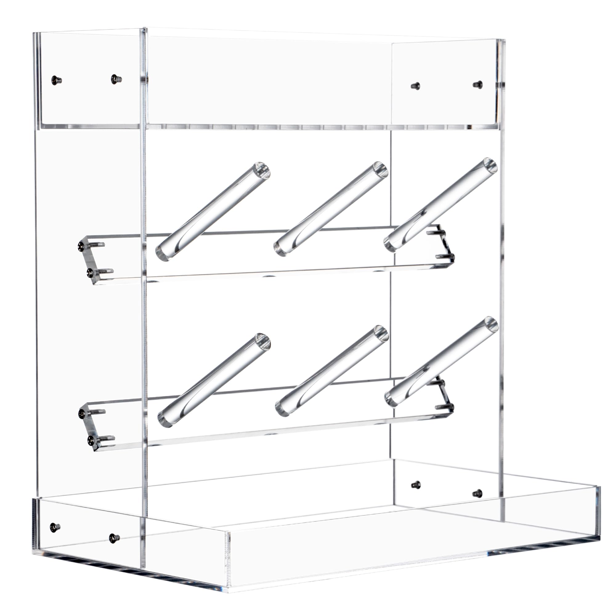 Heyrelda clear acrylic countertop-organization enhances neat feeding stations