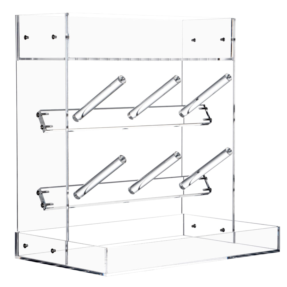 Heyrelda clear acrylic countertop-organization enhances neat feeding stations