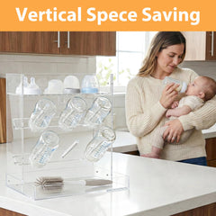 Heyrelda drip-tray compartment catches drips to keep counters clean