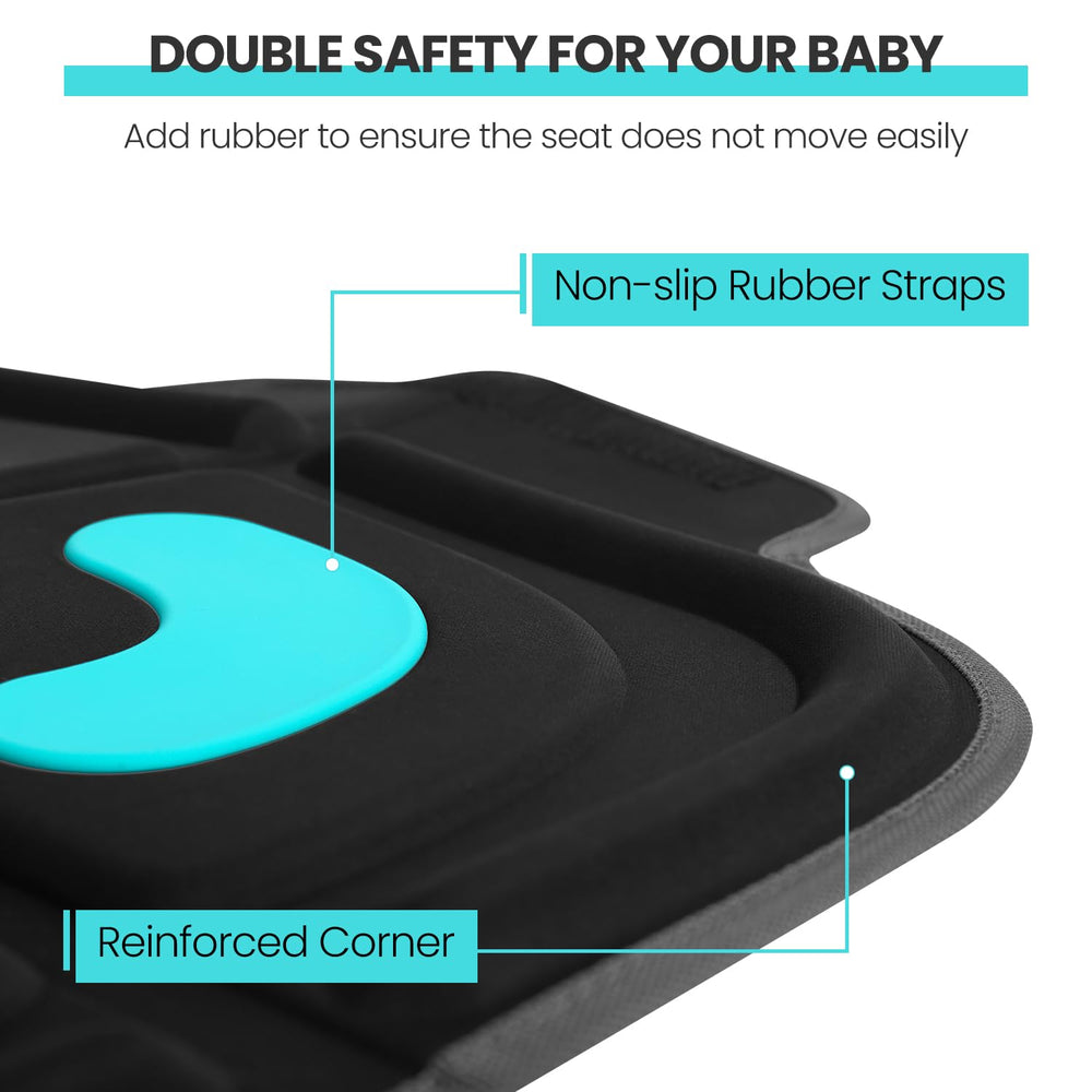 HEYTRIP car seat protector easy install saves time on trips.