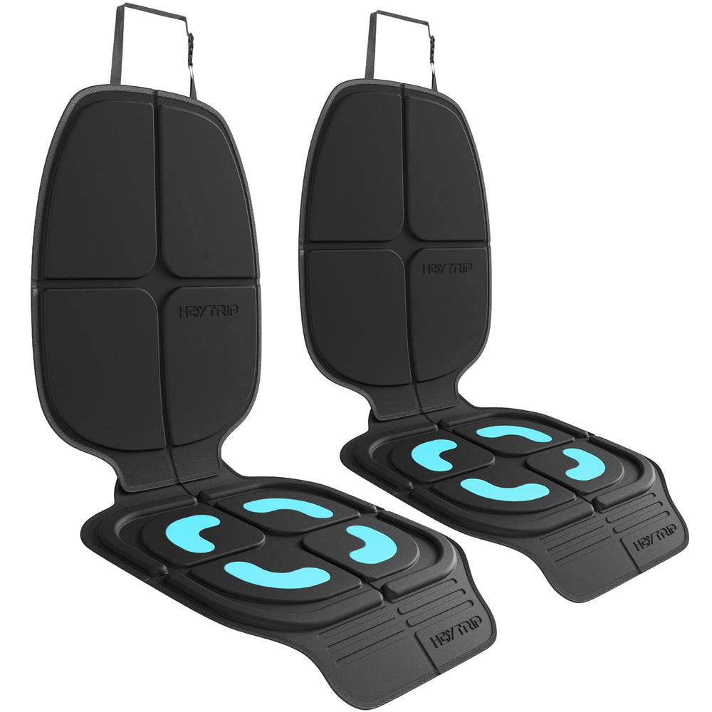 HEYTRIP car seat protector front view—waterproof shield against spills during rides