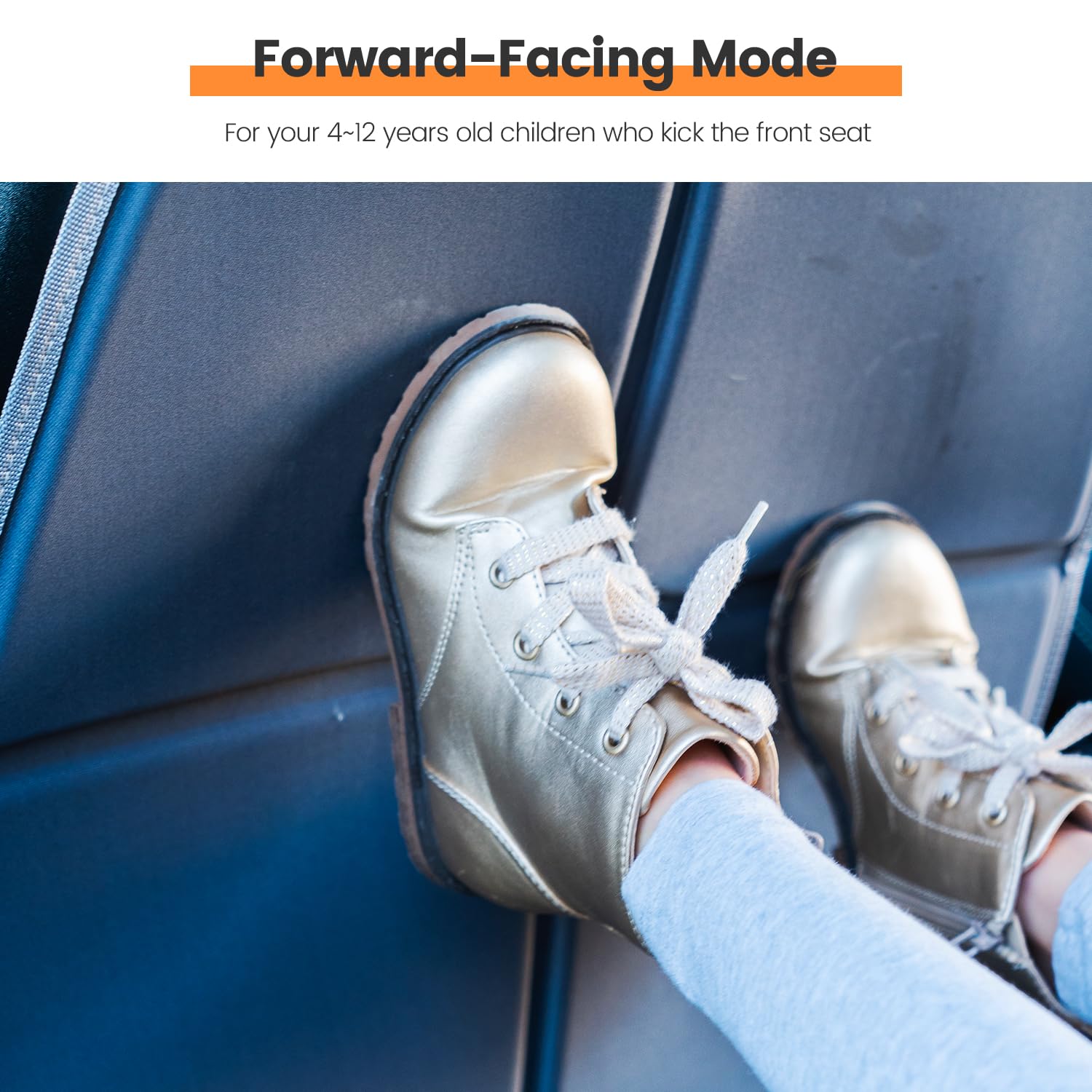 HEYTRIP car seat protector non-slip base stays in place for safer rides