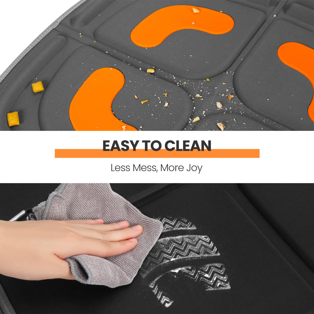 HEYTRIP car seat protector spill cleanup simplifies tidy car interiors
