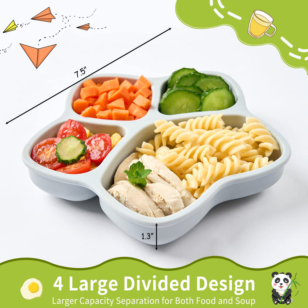 Heytuya plates are dishwasher and microwave safe for easy reheating and quick cleanup.