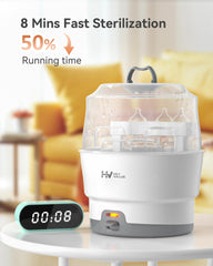 HEYVALUE Ease-Steam sterilizer one-touch operation highlights fast cycle with minimal effort