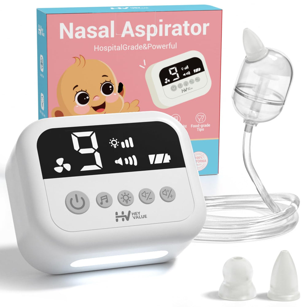 HEYVALUE nasal aspirator compact travel case supports on-the-go relief.