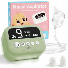 HEYVALUE nasal aspirator compact travel design for quick on-the-go congestion relief.