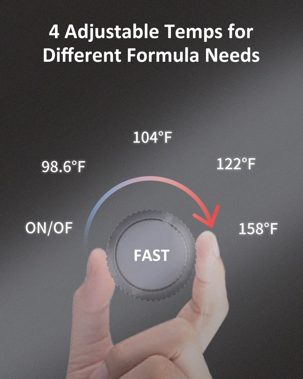 HEYVALUE fast 25-second warmth supports quick feed times.
