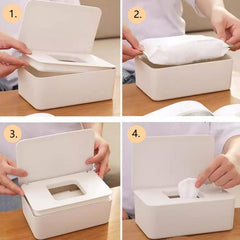 HFHungkeong wipes pouches refillable travel case for on-the-go cleanliness
