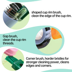 Hganxiu angled ball brush reaches curved bottle bottoms