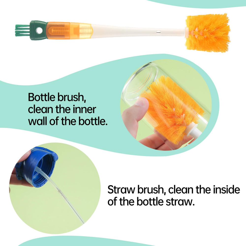 Hganxiu slim crevice brush cleans lid grooves