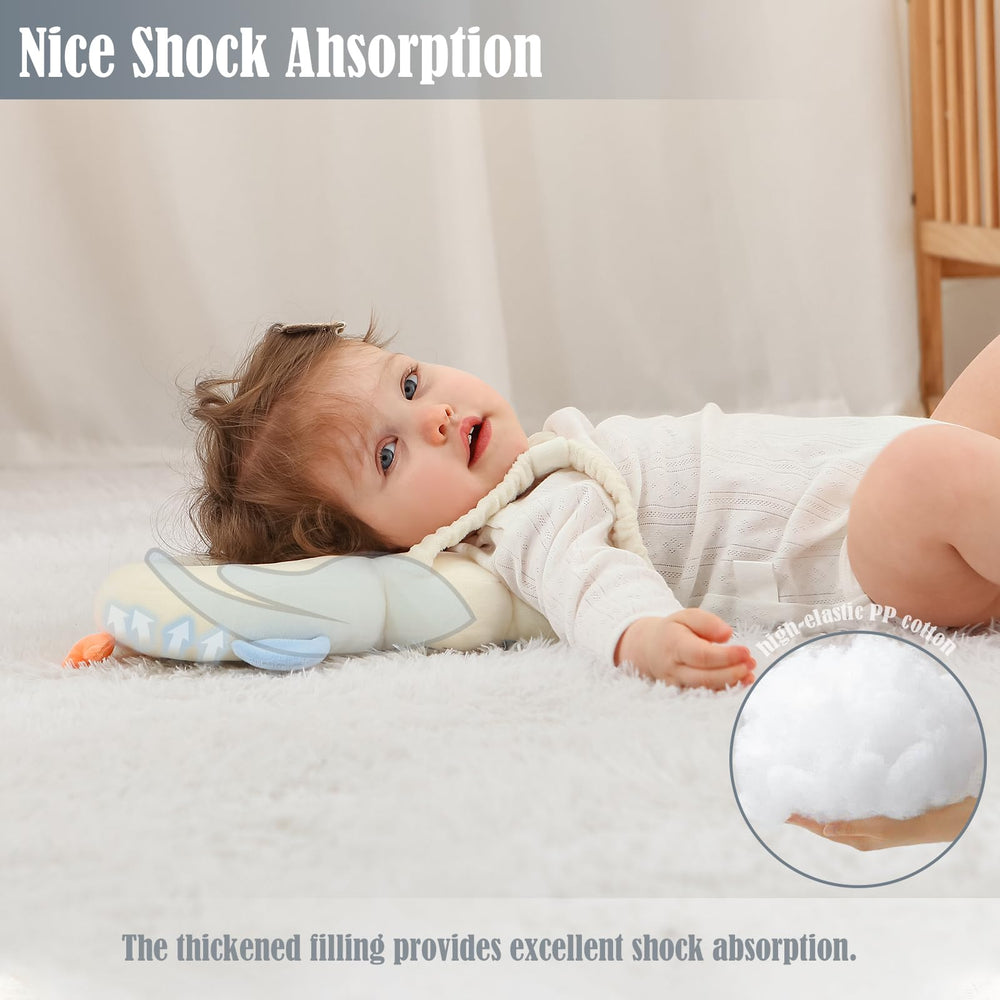HGTC adorable stuffed animal head protector doubles as a playful buddy