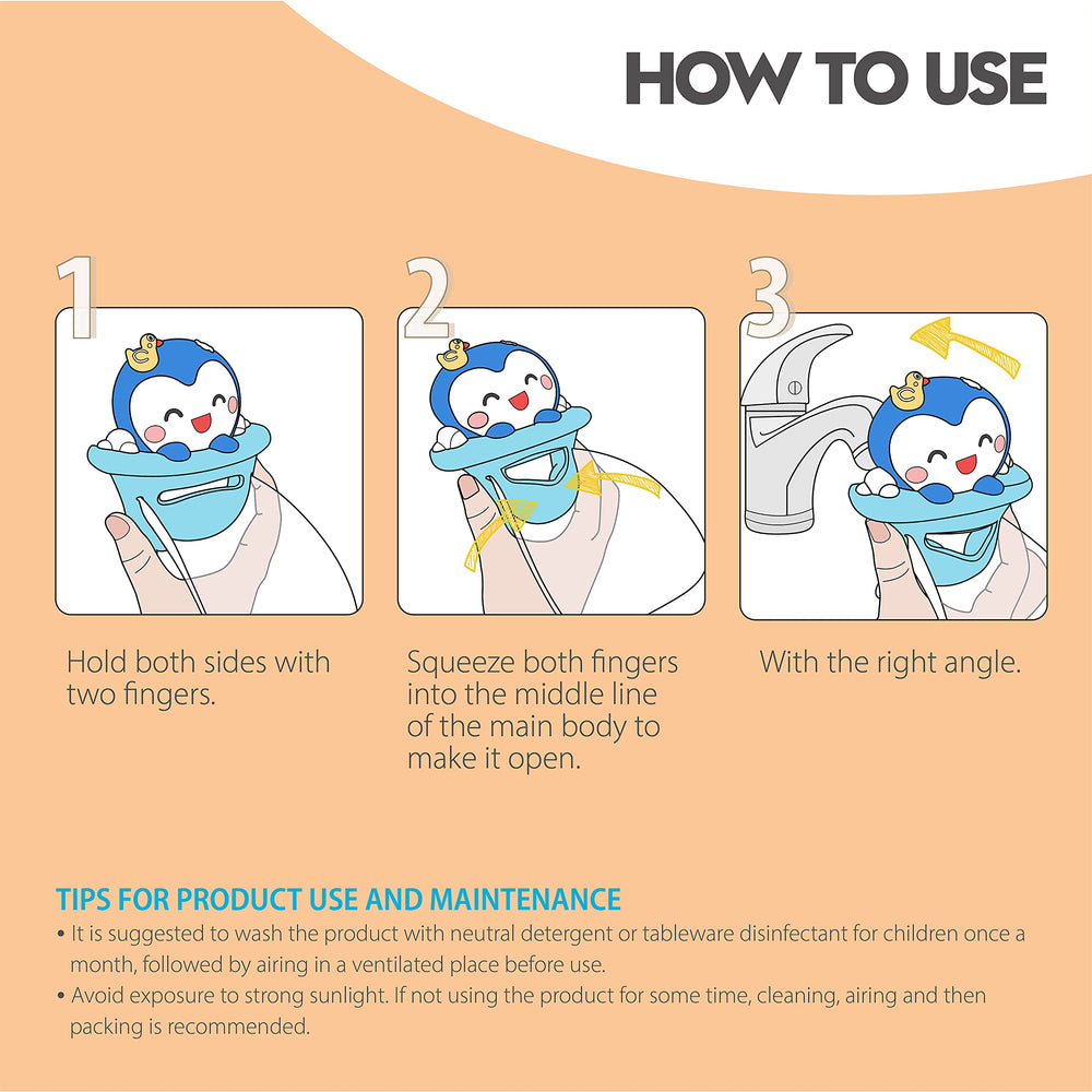 hhf portable penguin bathroom accessory portable for travel and quick setup.