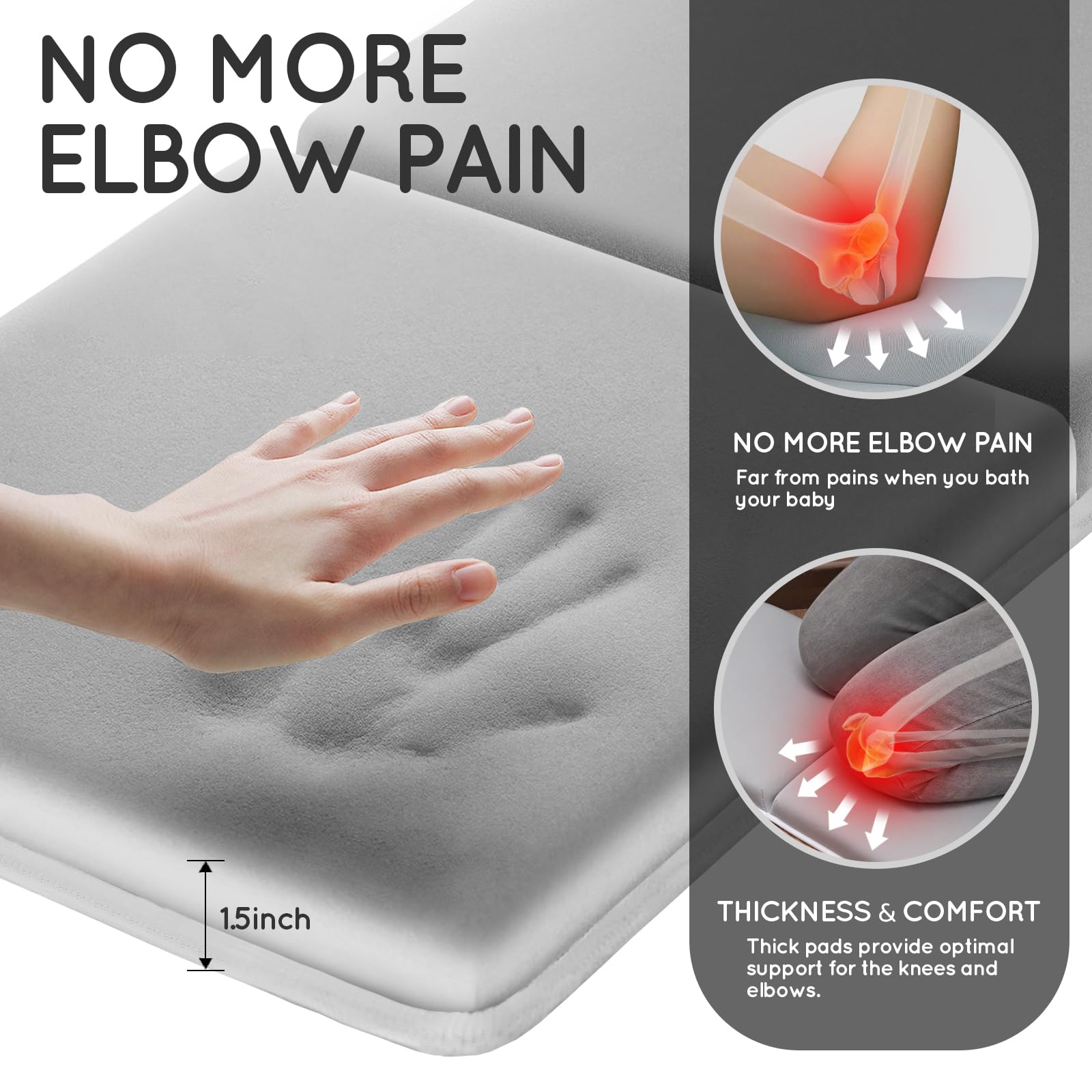 HHH HIKECUCAN waterproof materials allow quick wipe-down after baths.