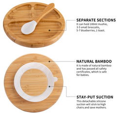 HI BABY MONMENT silicone spoon rest supports teething while feeding