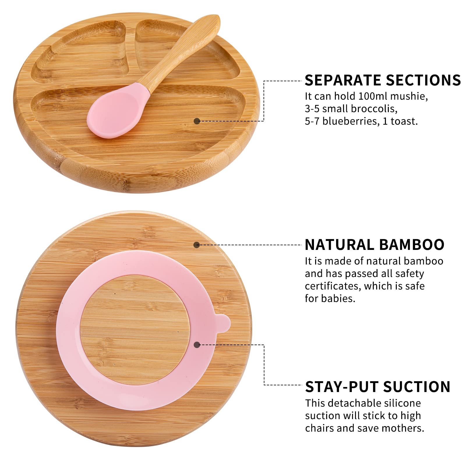 HI BABY MONMENT silicone spoon rest offers gentle teething-safe support after meals