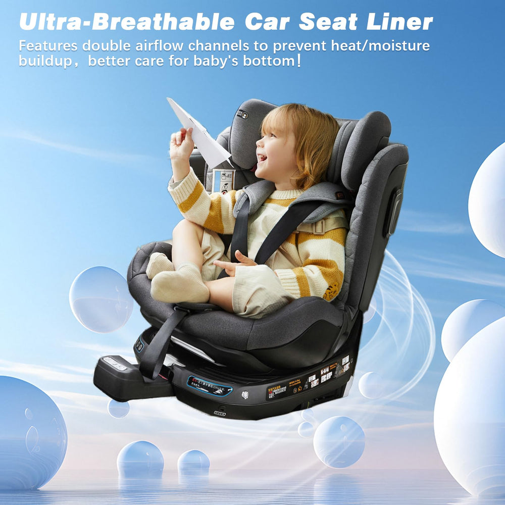 Hi Sprout Piddle Pad blue stroller application shows versatile protection.