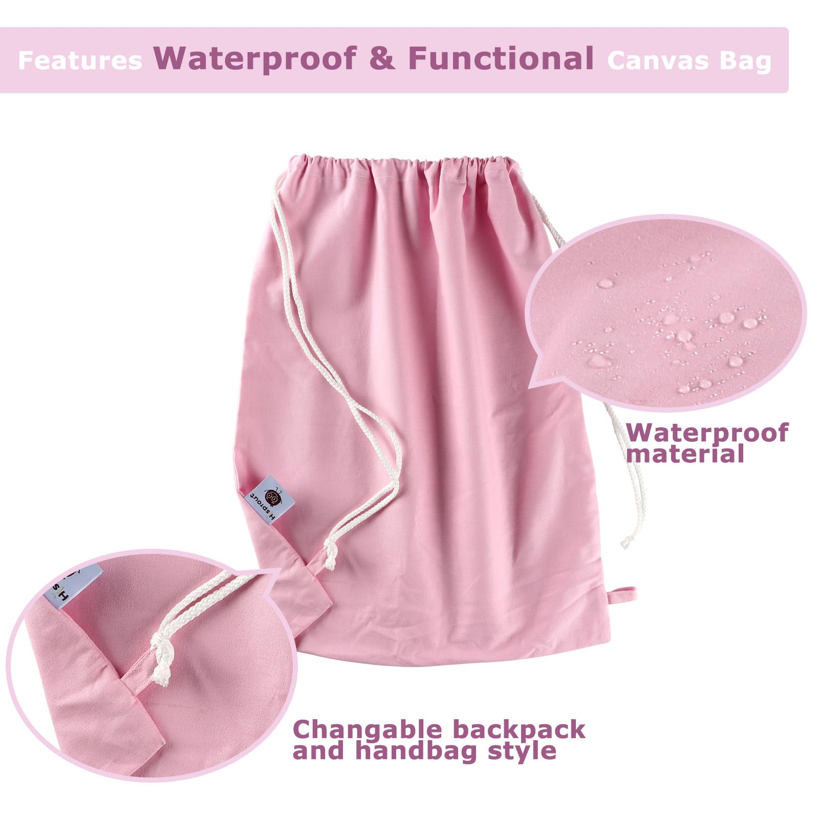 Hi Sprout Nap Mat Roll-Up Carry design for easy family travel