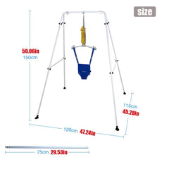 HI SUYI stainless steel frame provides durable, safe indoor jumping.
