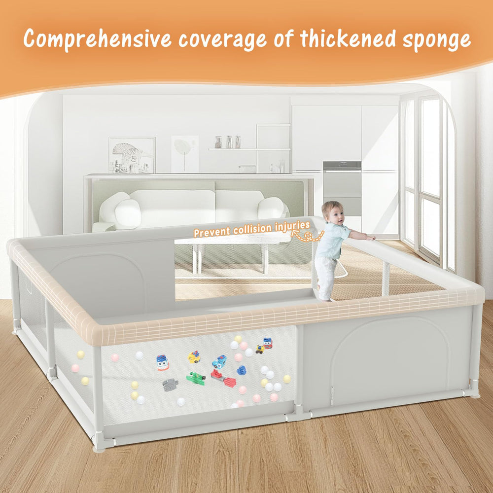Hiaksedt foam-cushioned connectors reduce impact during play