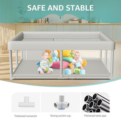 Hiaksedt playpen 360-degree mesh view supports continuous supervision.
