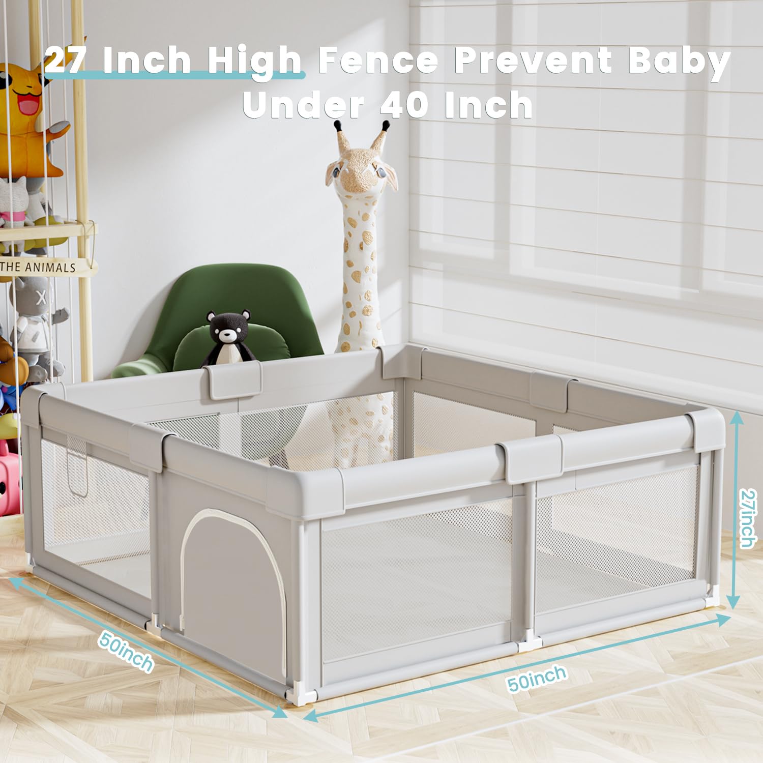 Hiaksedt playpen color variation may blend with home decor