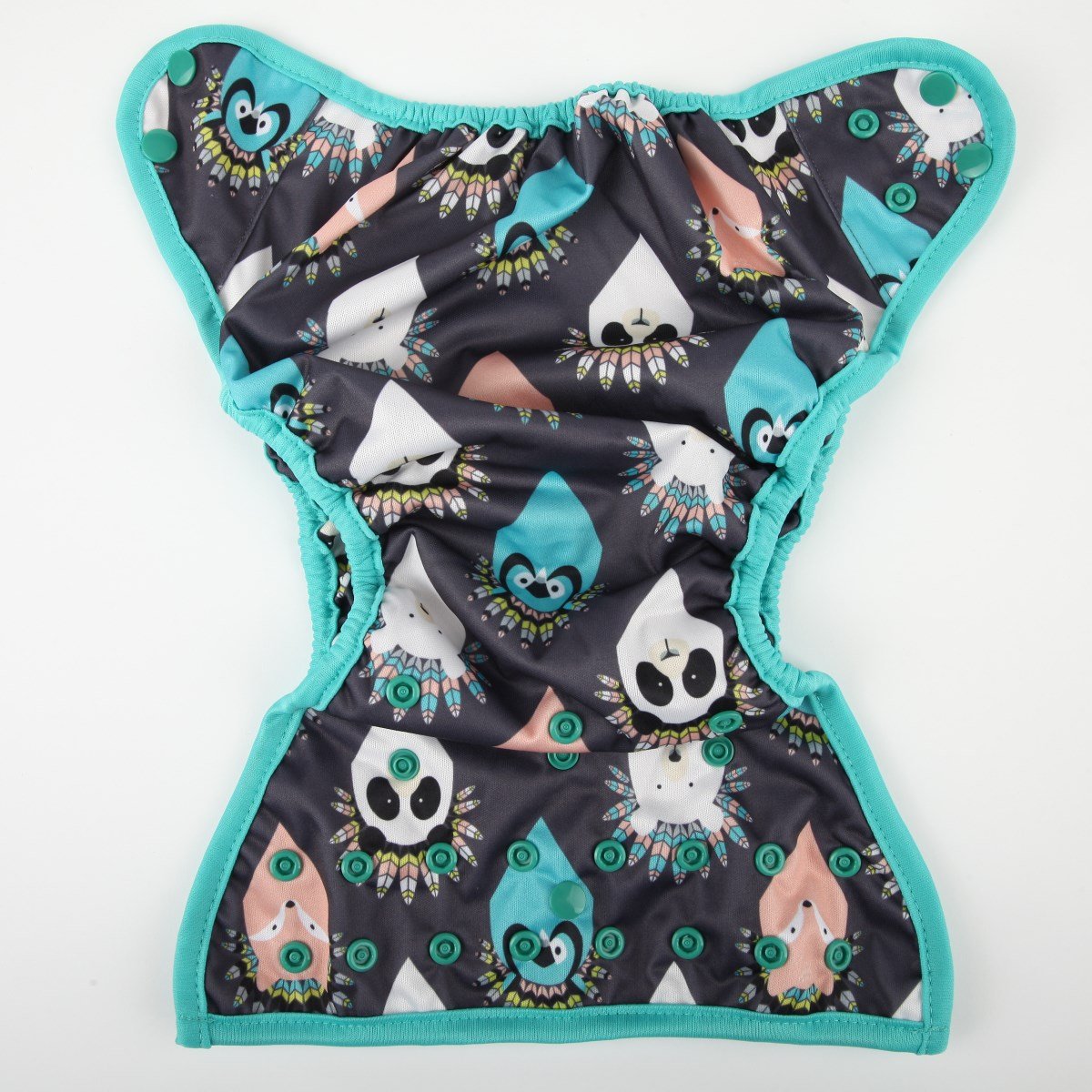 Hibaby diaper cover reuse-friendly Feather Animal design supports eco-conscious routines.
