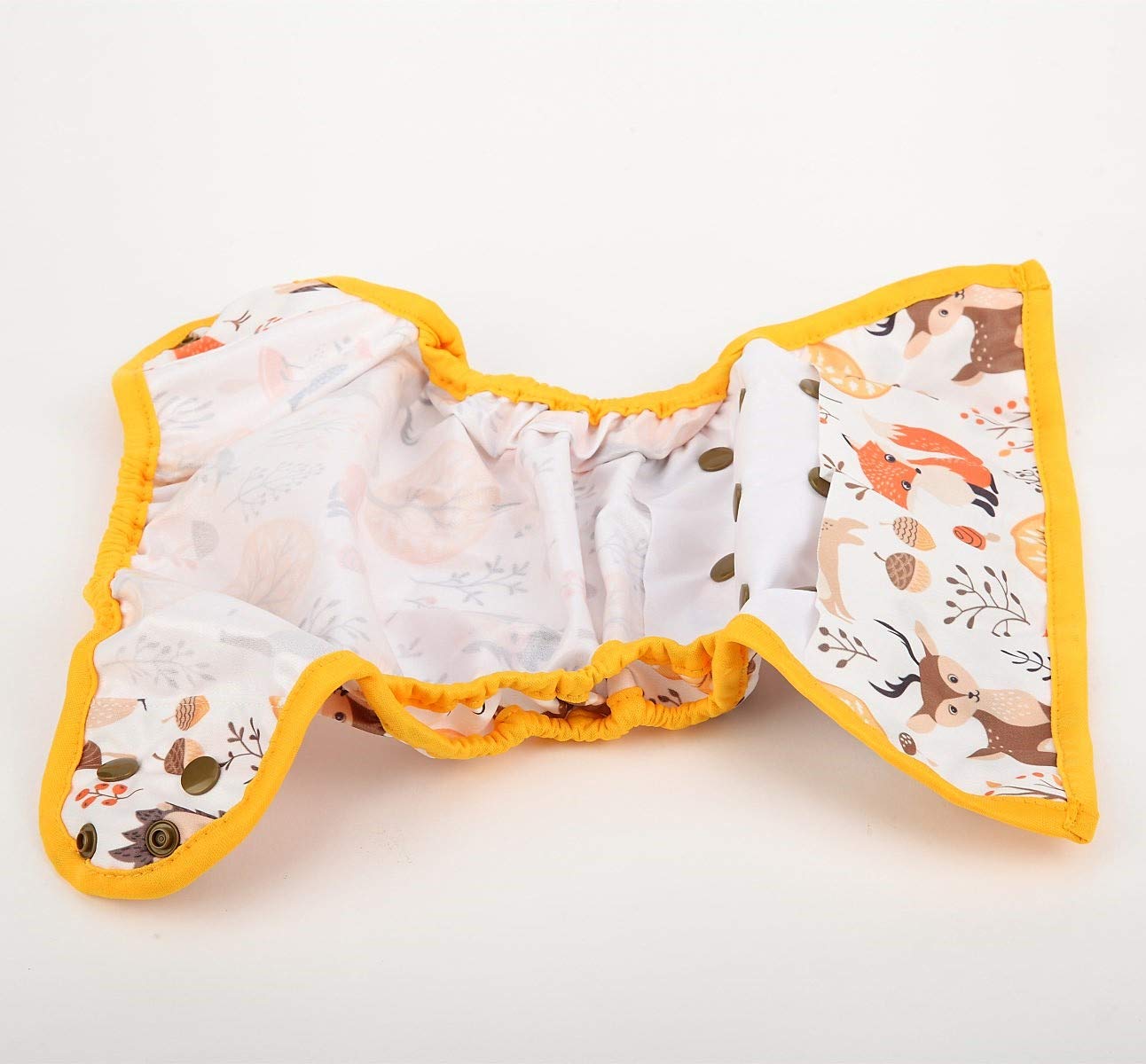 Hibaby Fox Forest diaper cover adjustable rise grows with baby