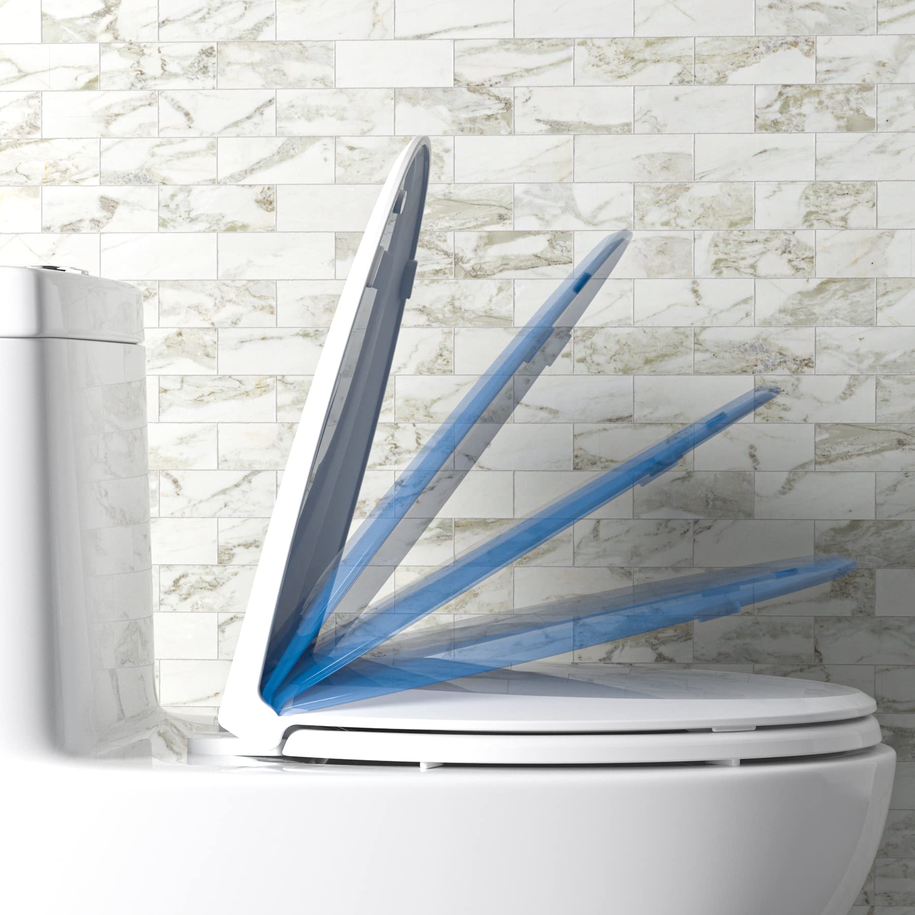 Hibbent elongated-toilet-seat-fit fits most elongated toilets for families.