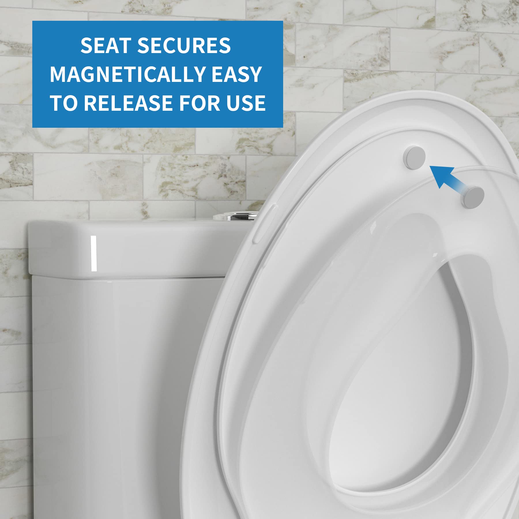 Hibbent potty-training-seat-built-in-lid-cover provides stable lid for family use.