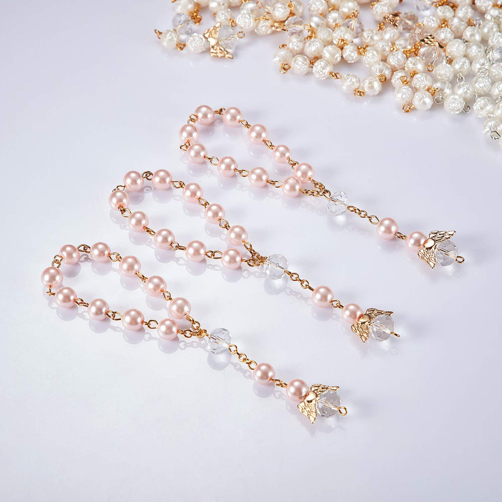 Hicarer pink rosary suitable as party favor or decor idea