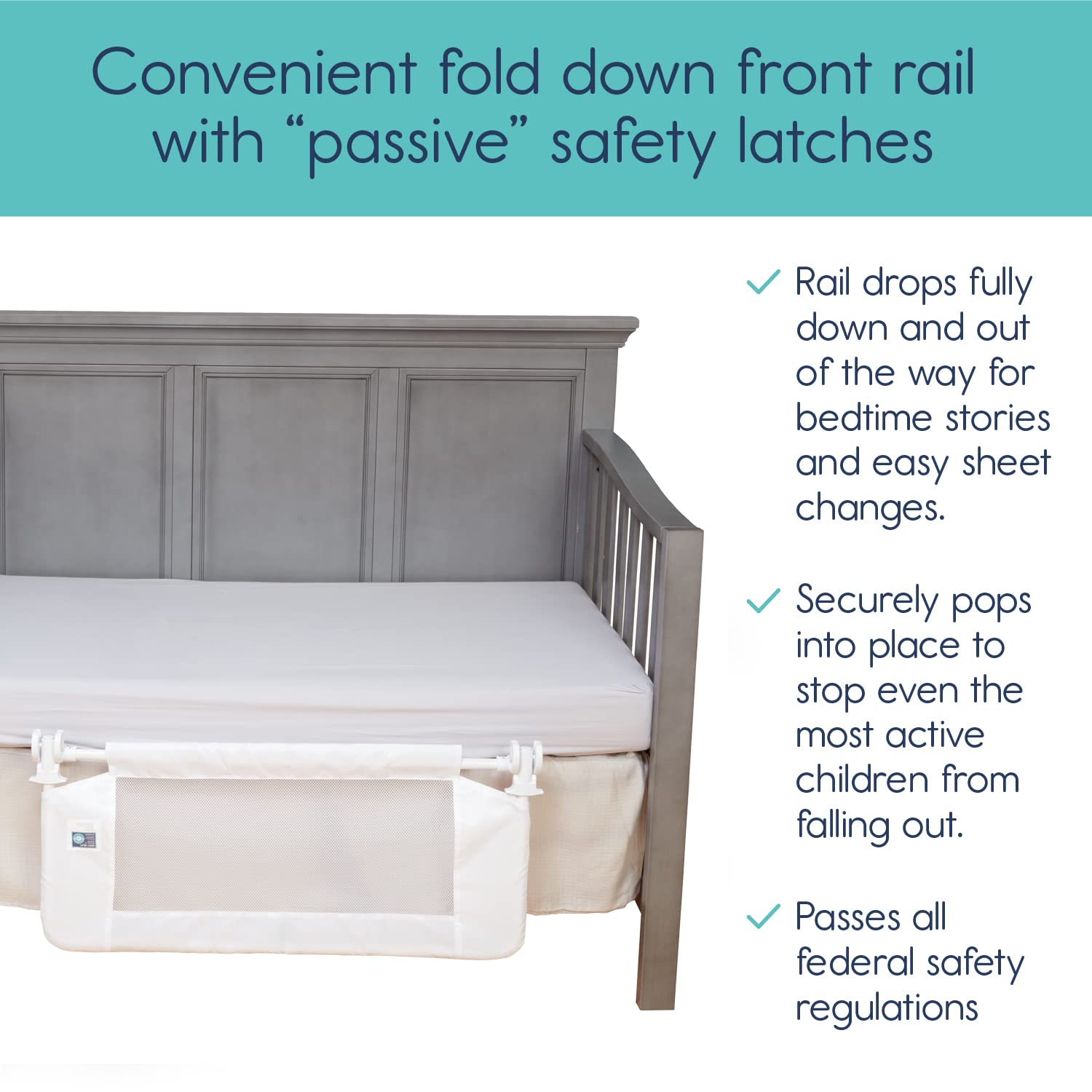 hiccapop bed rail reinforced clamps ensure no slipping during use.