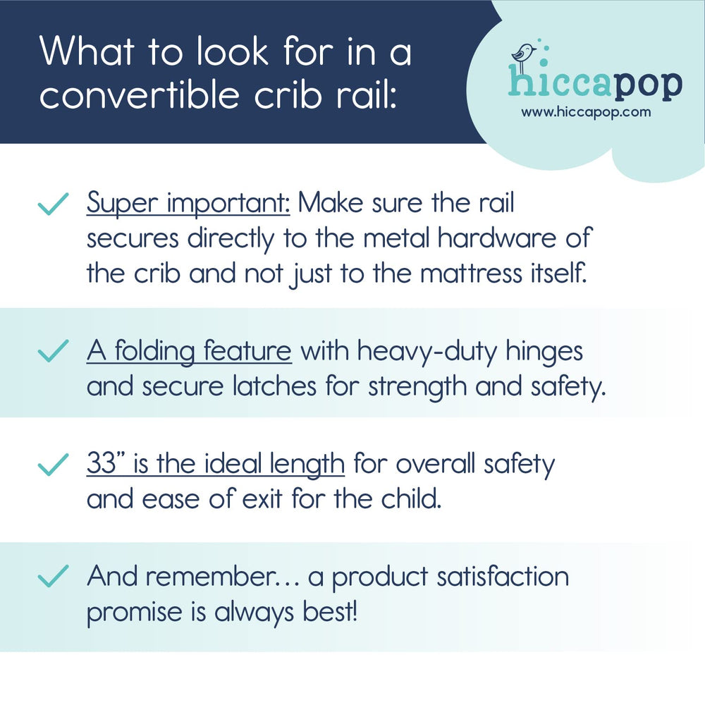 hiccapop crib-rail universal-fit works with major brands.