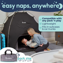 hiccapop DayDreamer compact travel bag fits luggage for easy family trips
