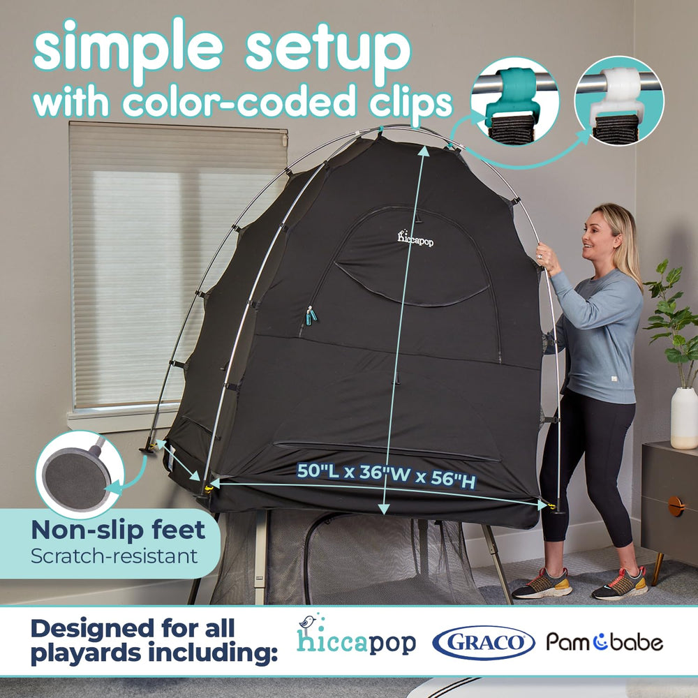 hiccapop DayDreamer dual-access doors enable easy parent and child entry