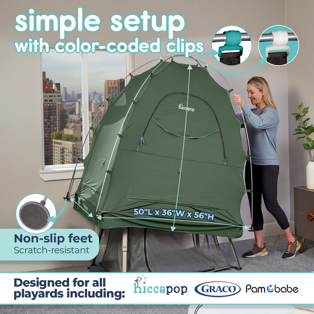 hiccapop Daydreamer fan-pocket-ready design supports optional cooling for warm evenings.