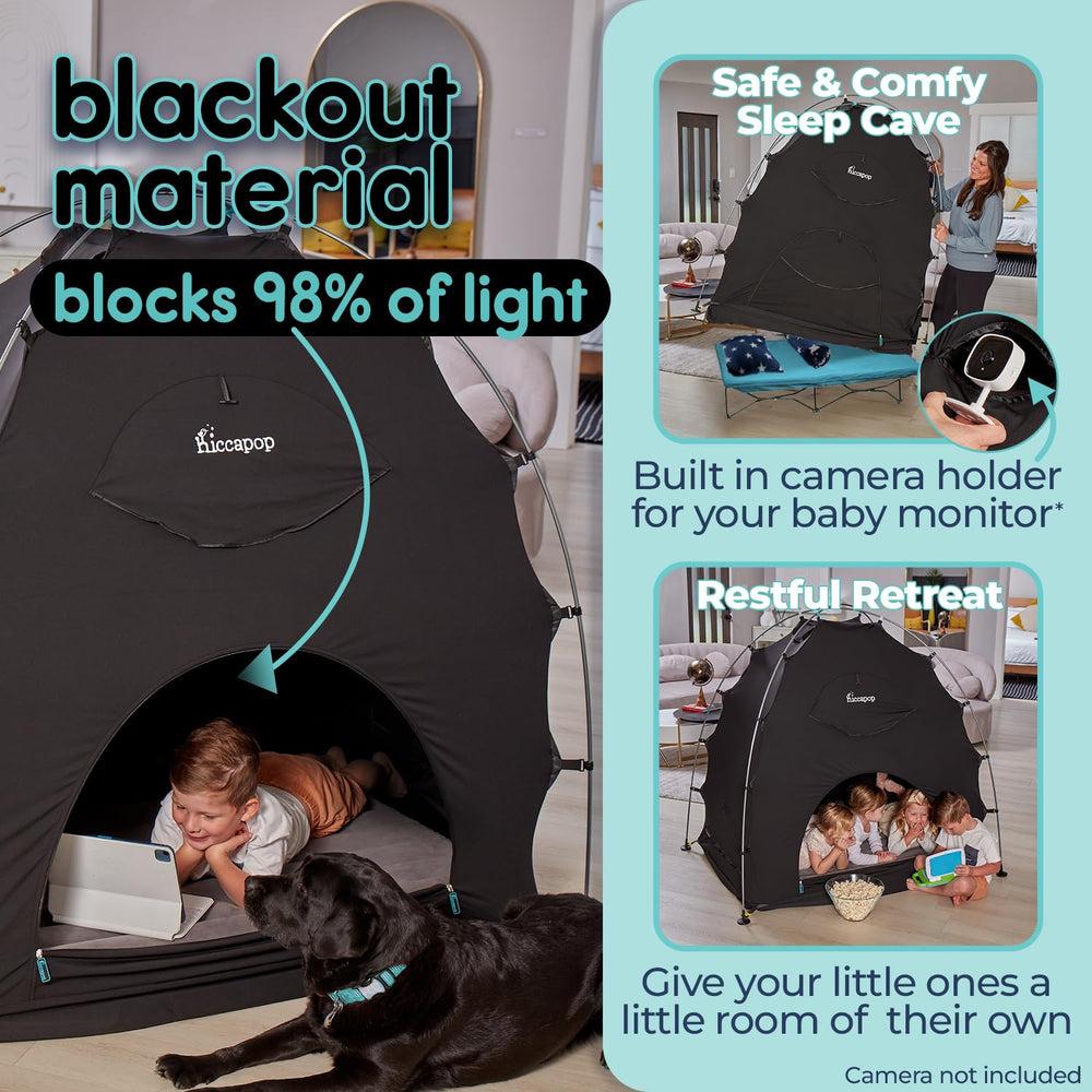 hiccapop DayDreamer six-vent ventilation supports breathable comfort during naps