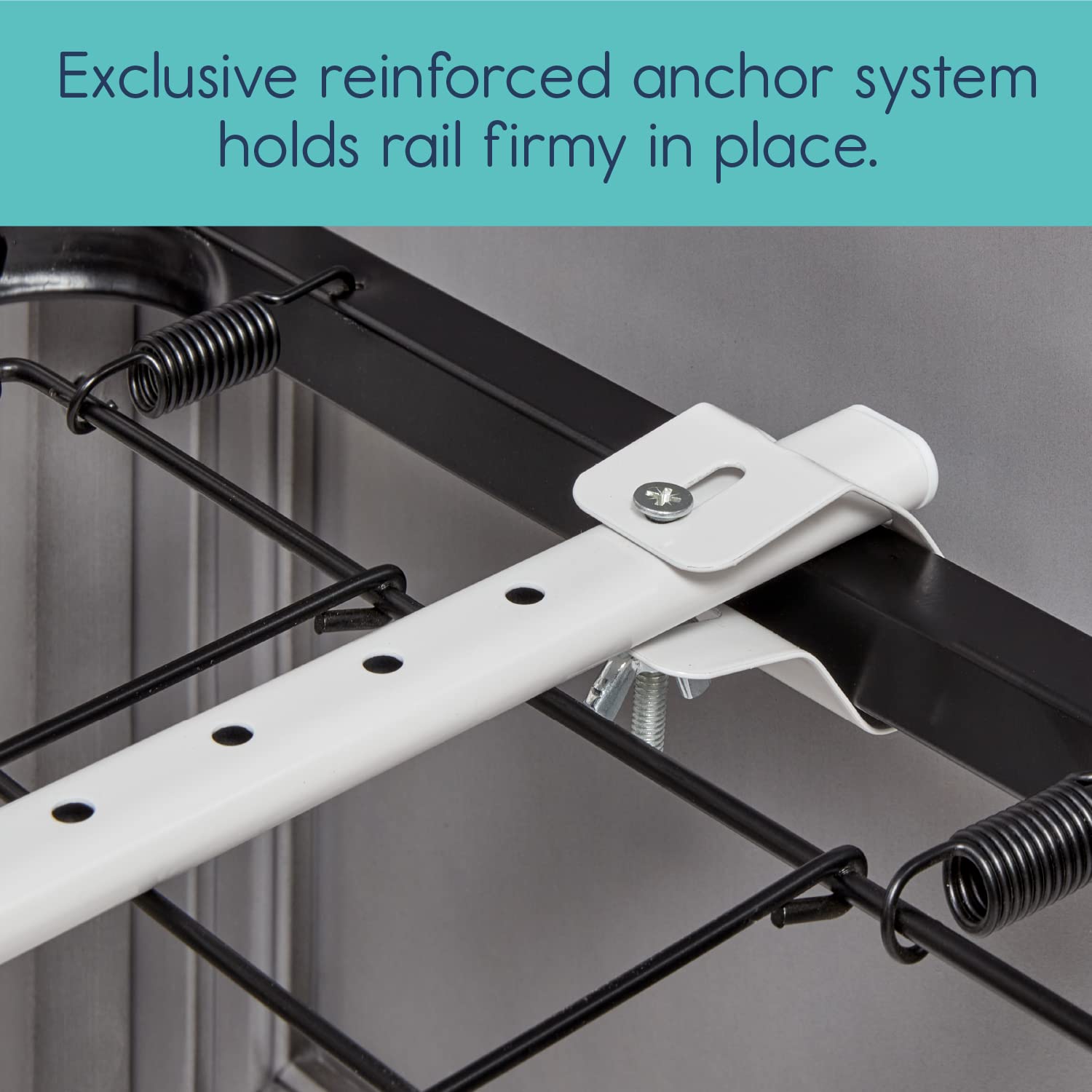 hiccapop durable-frame rail maintains rigid support during restless nights.