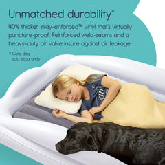 hiccapop extra tall bed rails provide added security during sleep.