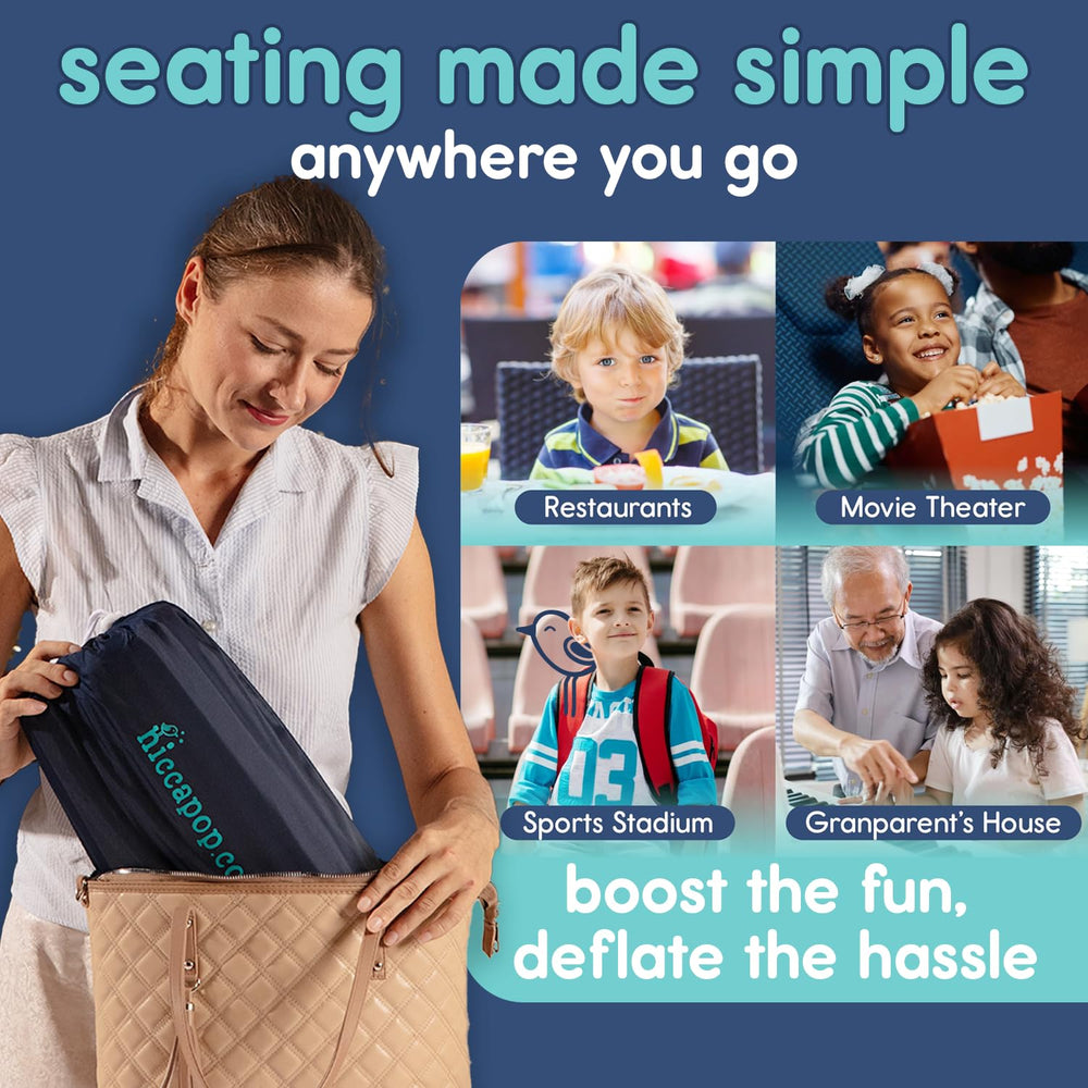 Hiccapop NeoBoost strap system provides adjustable security across table heights.