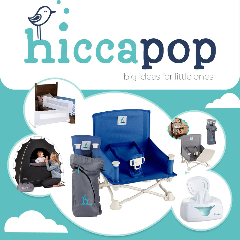 hiccapop OmniBoost compact travel bag for sanitary storage and transport