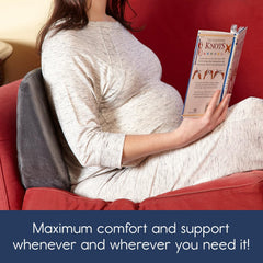hiccapop pregnancy pillow wedge belly-support position for under belly use